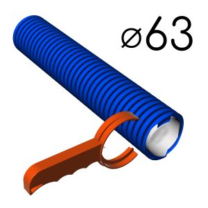 Nożyk Smart-Flex do cięcia kanałów Ø63